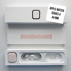 Apple Watch Series 4 Gold Aluminum 44mm Pink Sand Sports Band GPS Model A1978